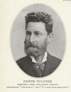 Joseph Pulitzer, illustrasjon fra 