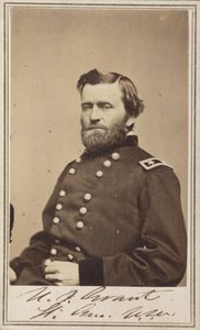 Generalmajor Ulysses S. Grant, offiser i den føderale hæren av American Photographer