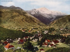 Manitou og Pike#39;s Peak (fargebilde) av American Photographer