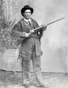 Martha Jane Cannary (Calamity Jane) (1852-1903) (s/hvitt-bilde) av American Photographer