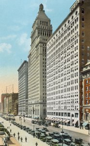 Michigan Boulevard ser sørover (farget bilde) av American Photographer
