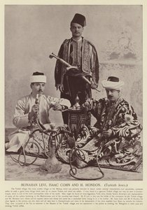 Monahan Levi, Isaac Cohn og H Hondon, tyrkiske jøder
