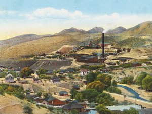 Old Dominion-gruven og smelteverket, Globe, Arizona (fargefoto) av American Photographer