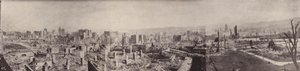 Panorama av Skeleton City fra Nob Hill (s/h-bilde) av American Photographer