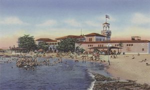 Marianao Beach, Marianao Bathing Beach (farget bilde) av American Photographer