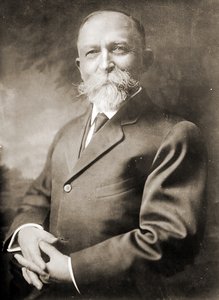 Portrett av John Harvey Kellogg (1852 - 1943) (sepiafoto)
