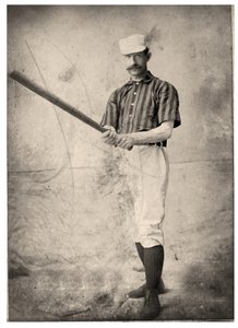 Portrett av Tim Keefe, New York Giants, 1889 av American Photographer