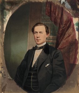 Portrett av en mann, 1850-tallet (foto) av American Photographer