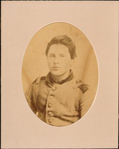 Portrett av en uidentifisert soldat (sepiafoto) av American Photographer