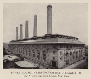 Power House, Interborough Rapid Transit Co av American Photographer