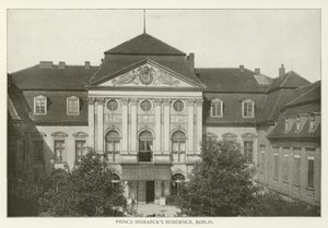 Prince Bismarcks Residence, Berlin (svart-hvitt fotografi) av American Photographer