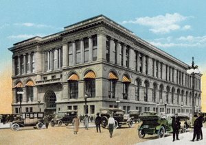 Offentlig bibliotek (farget bilde) av American Photographer