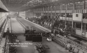 Valseverk, Rouge Steel Plant; Ford Motor Company, Dearborn, Michigan av American Photographer