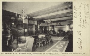 Røykerom, Houston Club, University of Pennsylvania, Philadelphia av American Photographer