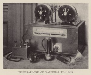 Telegraphone av Valdemar Poulsen (s/h-bilde) av American Photographer