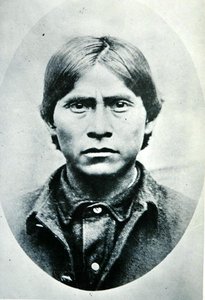 The Apache Kid (s/hvitt bilde) av American Photographer