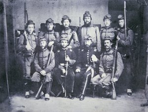 Charleston Zouave-kadettene fra den konfødererte hæren av American Photographer