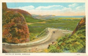 Pali fra Nuuanu, Honolulu (fargebilde) av American Photographer
