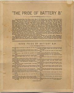 The Pride of Battery B, av Frank H Gassaway, bakside av 336830 (albumfoto) av American Photographer