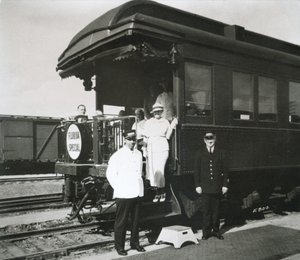 Observasjonsbilen til all-Pullman luksus 'Florida Special' fra Florida East Coast Railway, New York til Miami av American Photographer