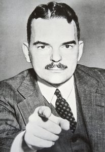 Thomas E. Dewey (1909-71) (s/hvitt-bilde) av American Photographer