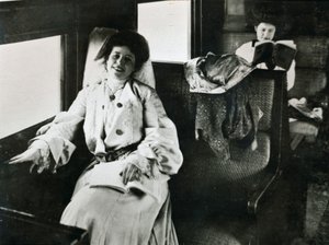 Reiser på 'The California Limited' på Santa Fe-jernbanen av American Photographer