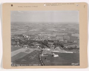 Utsikt over Hershey, Pennsylvania, 26. mai 1931 (s/hvitt-bilde) av American Photographer