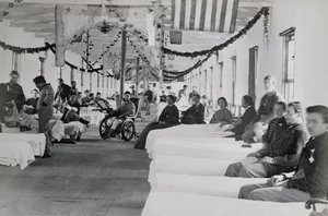 Avdeling i Armory Square Hospital, Washington DC, ca. 1865 av American Photographer