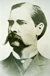 Wyatt Earp (1848–1929) ca. 1886 (s/hvitt-bilde) av American Photographer