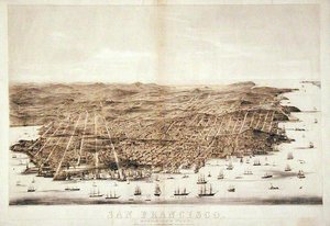 Et fugleperspektiv av San Francisco av American School