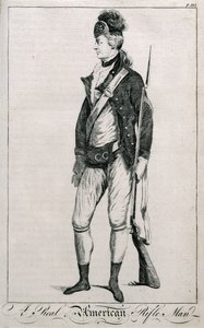 A Real American Rifleman, side 212 fra Imparial History of the War av American School