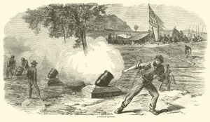 Et mørtelbatteri, juni 1864 av American School