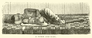 En sykepleier og baby av American School