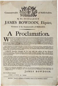 En proklamasjon, 2. september 1786 av American School