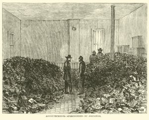 Utstyr overgitt av Johnston, april 1865 av American School