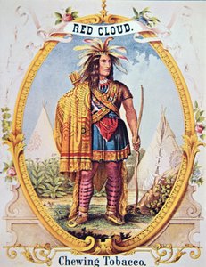 Annonse for "Red Cloud Tobacco" av American School