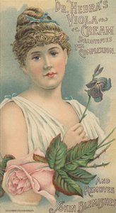 Annonse for Dr. Hebras Viola Cream, ca. 1897 av American School