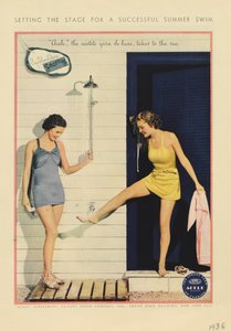 Annonse for DuPont Acele Yarn, 1936 av American School