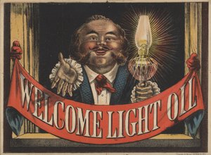 Annonse for Welcome Light Oil av American School