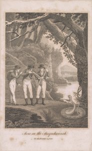 Alexander Wilson og følgesvenner på Susquehanna, 1809 av American School