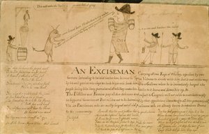 An Exciseman, ca. 1790 (tegning) av American School
