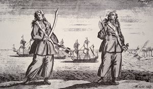 Anne Bonny og Mary Read (gravering) av American School