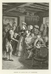 Arrestasjon av Ludvig XVI i Varennes av American School