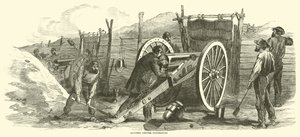 Batteri før Petersburg, juni 1864 av American School