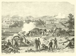 Slaget ved Gettysburg, Summit of Little Round Top, 2. juli, juli 1863 av American School