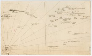 Slagplan for beleiringen av Boston Harbour, ca. 1775-1776 av American School