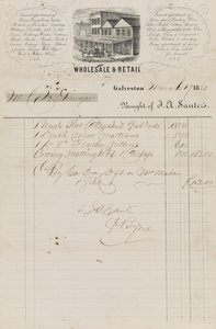Salgsbrev fra J. A. Sauter