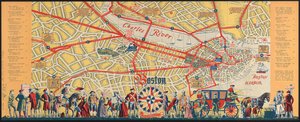 Boston er en surfeby: hva du skal se og hvordan du kan nyte besøket ditt, ca. 1935-45 (farge litho) av American School