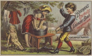 Buchans karboliske vaskesåpe (kromolitho) av American School