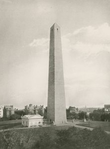 Bunker Hill Monument (fotogravyr) av American School